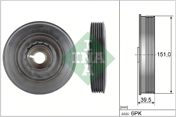 Belt Pulley, crankshaft